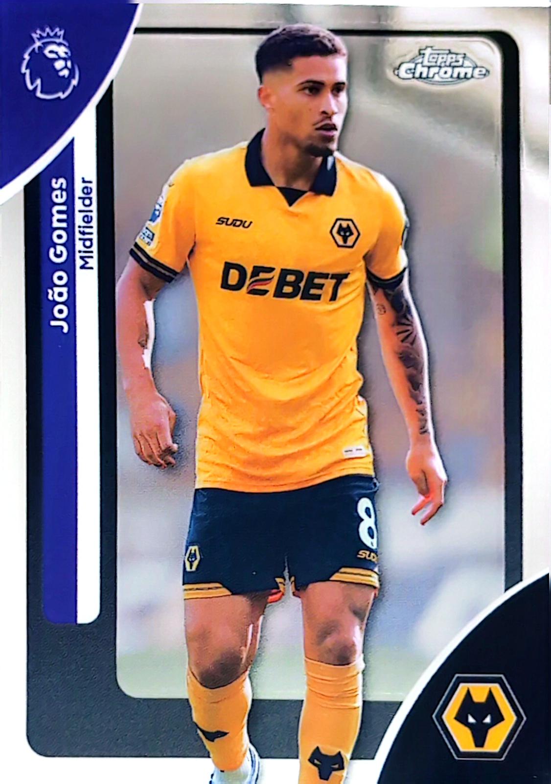 Joao Gomes #194 2026 Topps Chrome Premier League