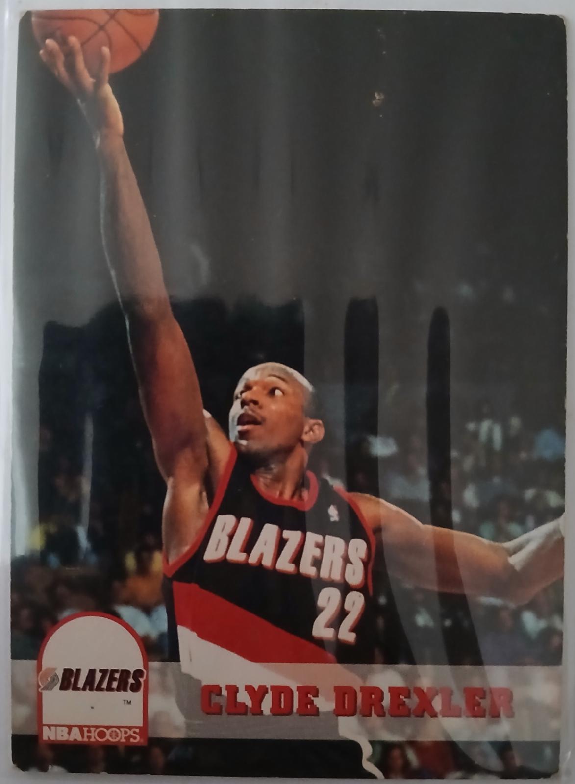 Clyde Drexler #176 Basketball Cards 1993 Hoops