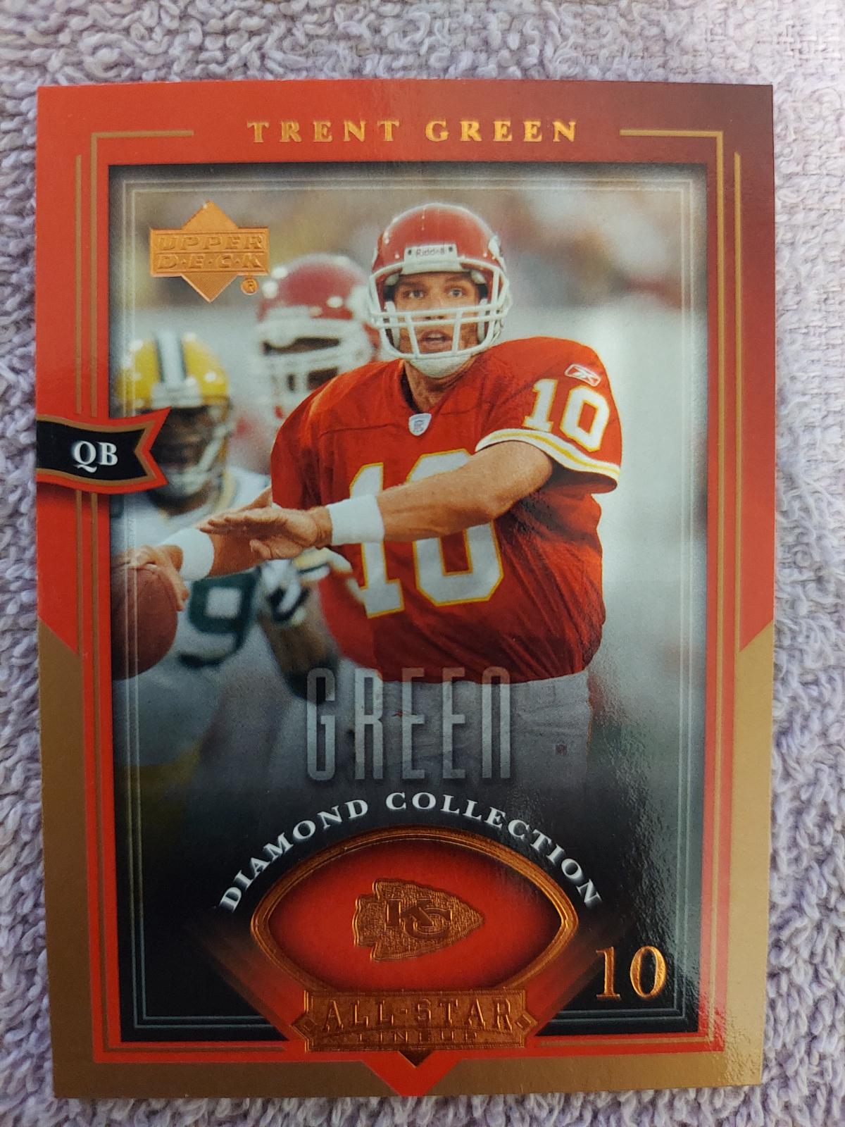 Trent Green #5 Football Cards 2004 Upper Deck Diamond Collection All Star Lineup