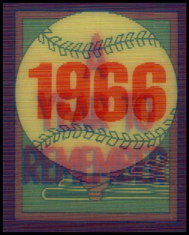 Robby Rolls A Tripple #35 Baseball Cards 1989 Score Magic Motion Trivia A Year to Remember