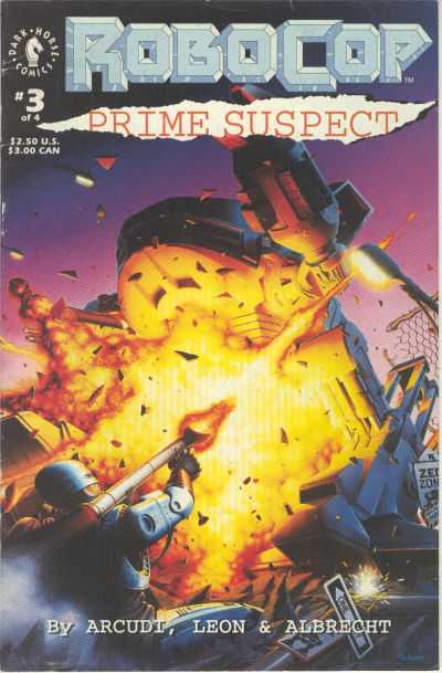 RoboCop: Prime Suspect #3 (1992) Comic Books RoboCop: Prime Suspect