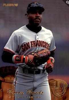 Barry Bonds #2 Baseball Cards 1995 Fleer Update Smooth Leather