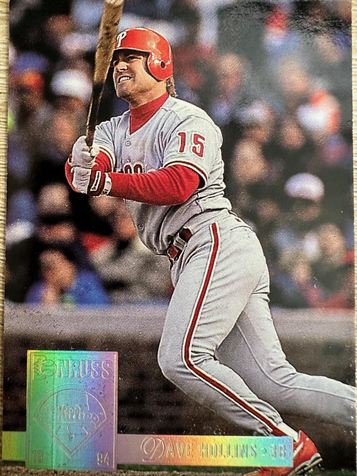 Dave Hollins #29 Baseball Cards 1994 Donruss Special Edition Gold