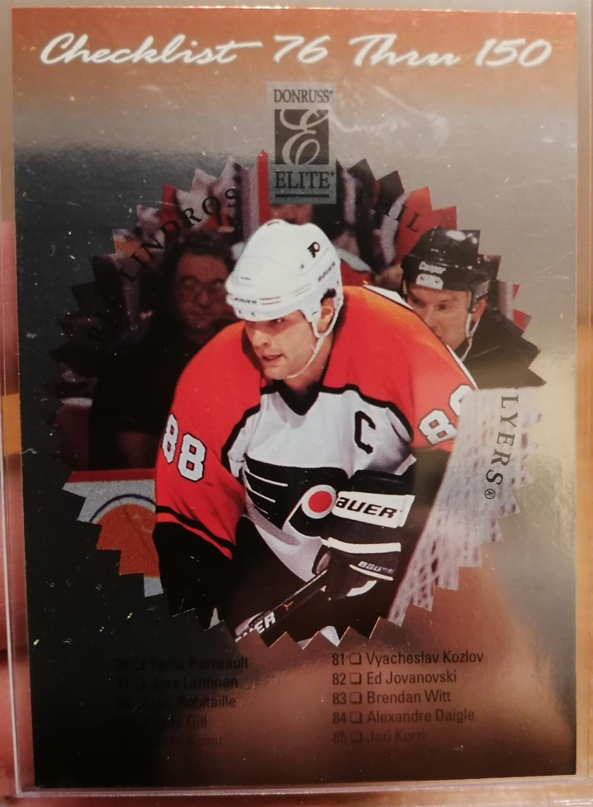 Eric Lindros #149 1996-97 Donruss Elite Hockey