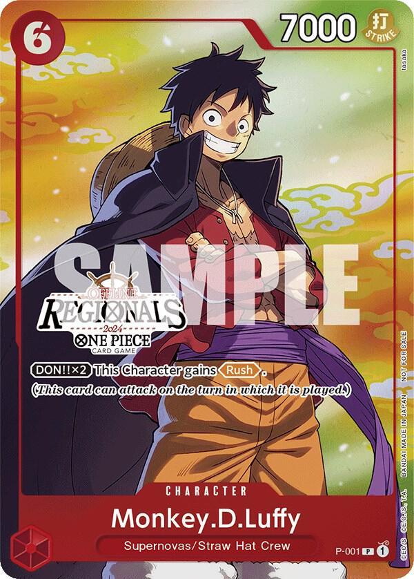 Monkey.D.Luffy [Offline Regionals] P-001 Prices | One Piece Promo