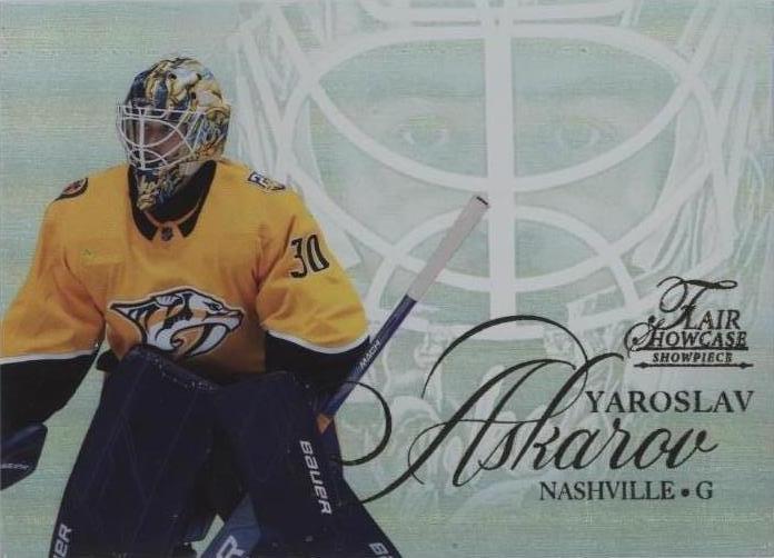 Yaroslav Askarov #30 2023 Fleer Ultra Flair Showcase Showpiece Hockey