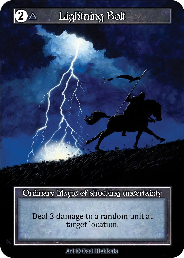 Lightning Bolt [Foil] (Sorcery: Contested Realms Alpha)