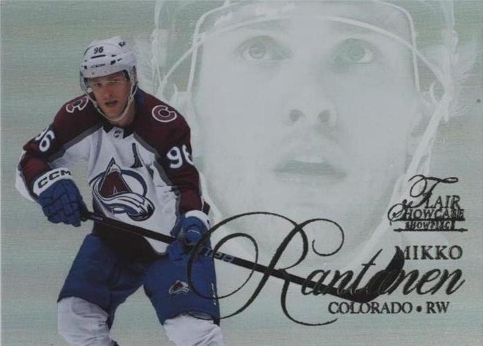 Mikko Rantanen #23 2023 Fleer Ultra Flair Showcase Showpiece Hockey