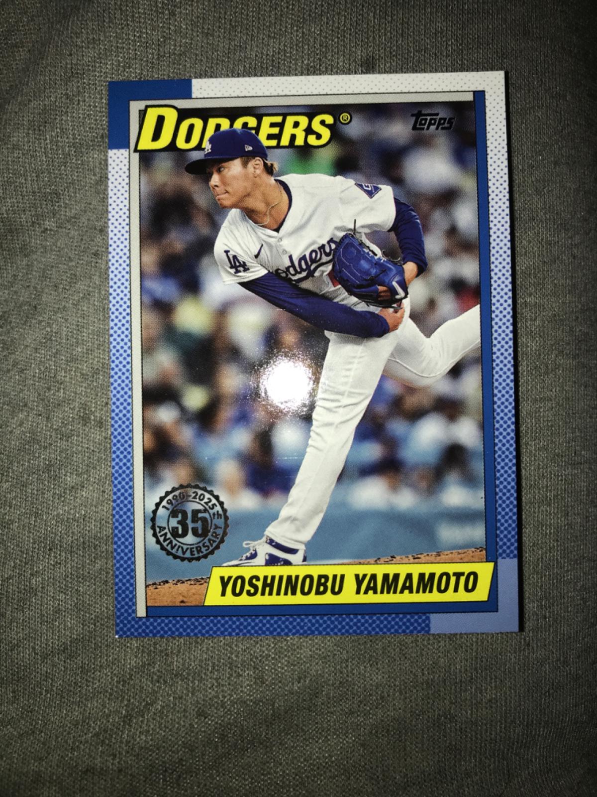 Yoshinobu Yamamoto #T90-84 Baseball Cards 2025 Topps 1990