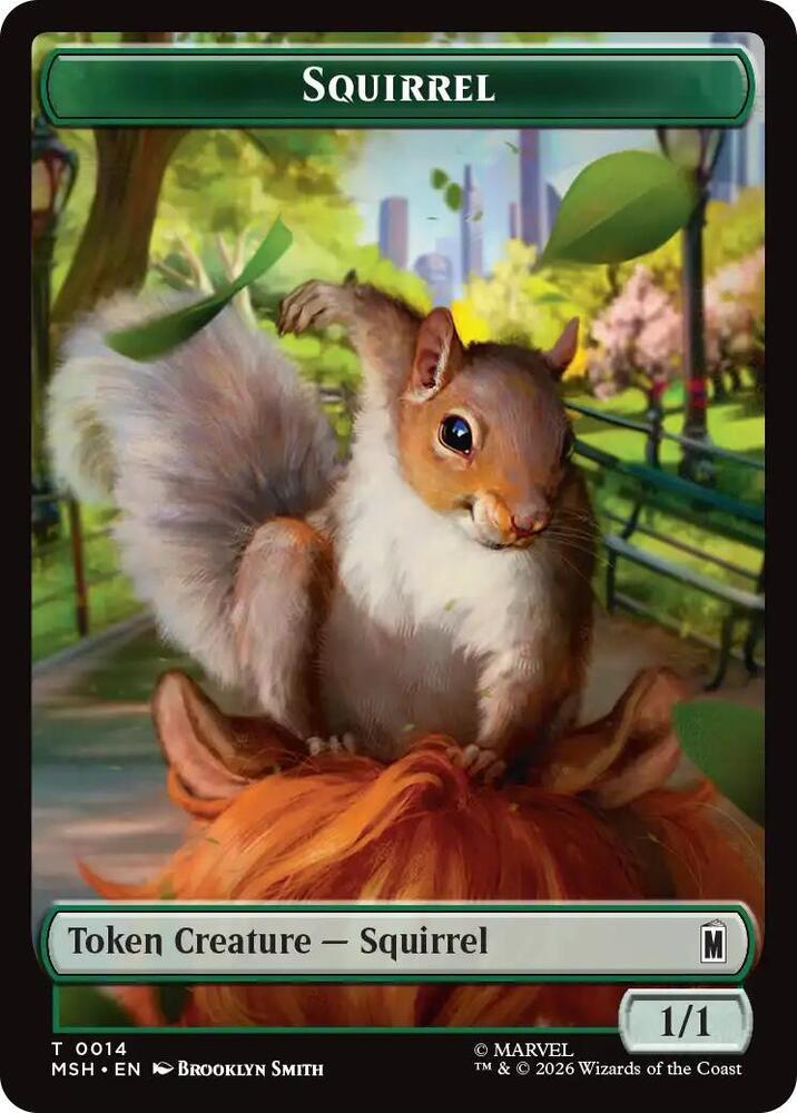 Squirrel [Token] (Magic Marvel Super Heroes)