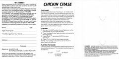 Full Cover Back | Chickin Chase ZX Spectrum