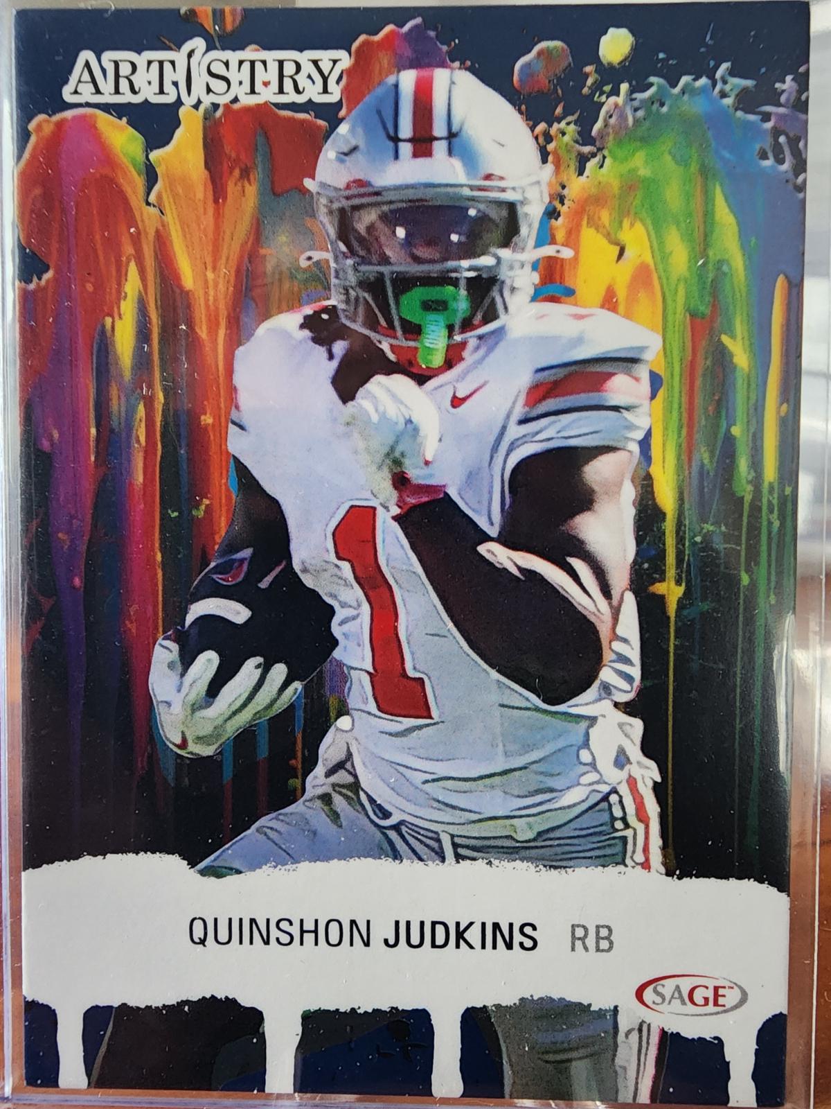 Quinshon Judkins #14 2025 Sage Artistry Football
