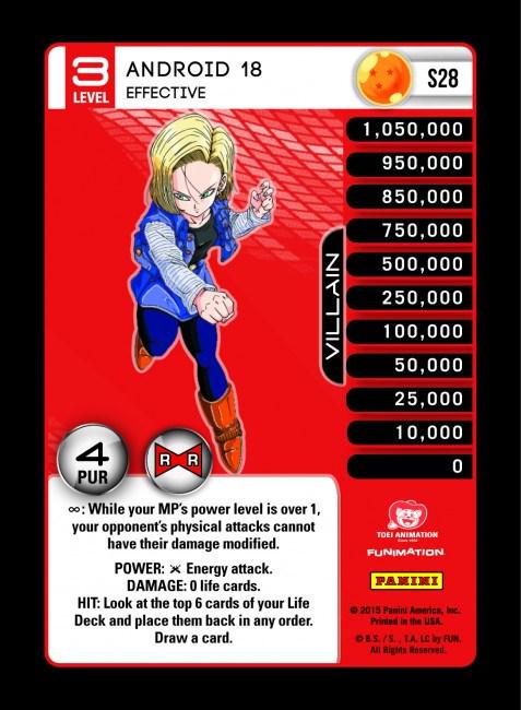 Android 18 - Effective [High Tech Foil] S28 Prices | Dragon Ball Z ...