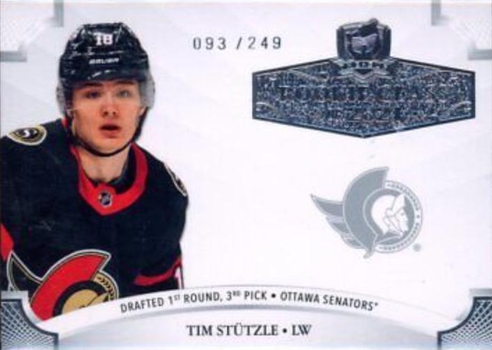Tim Stutzle #2021-TS Hockey Cards 2020 Upper Deck The Cup Rookie Class of 2021
