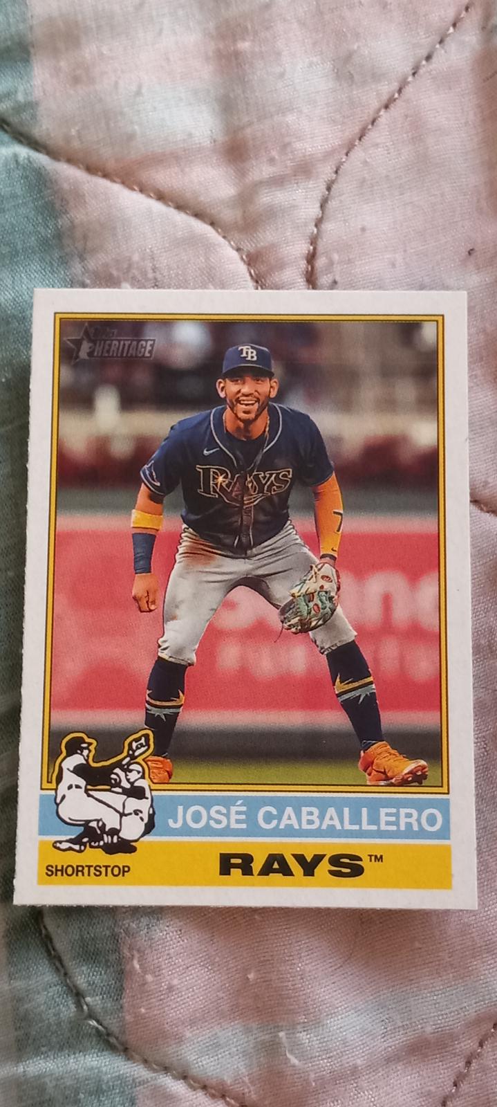 Jose Caballero #85 Baseball Cards 2025 Topps Heritage