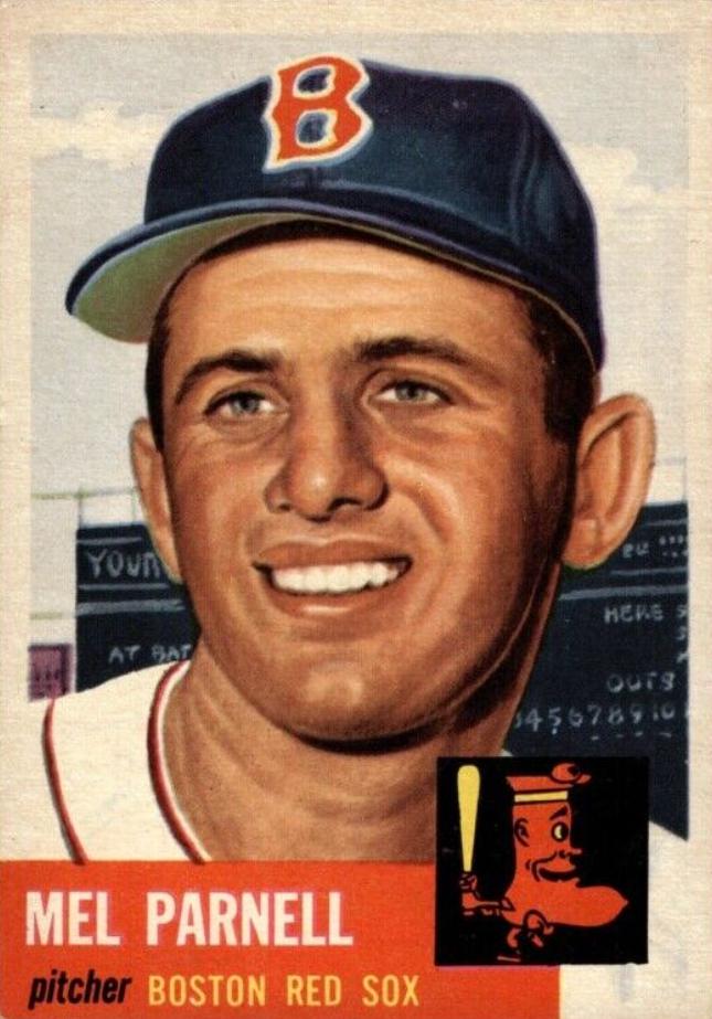 Mel Parnell #19 Baseball Cards 1953 Topps