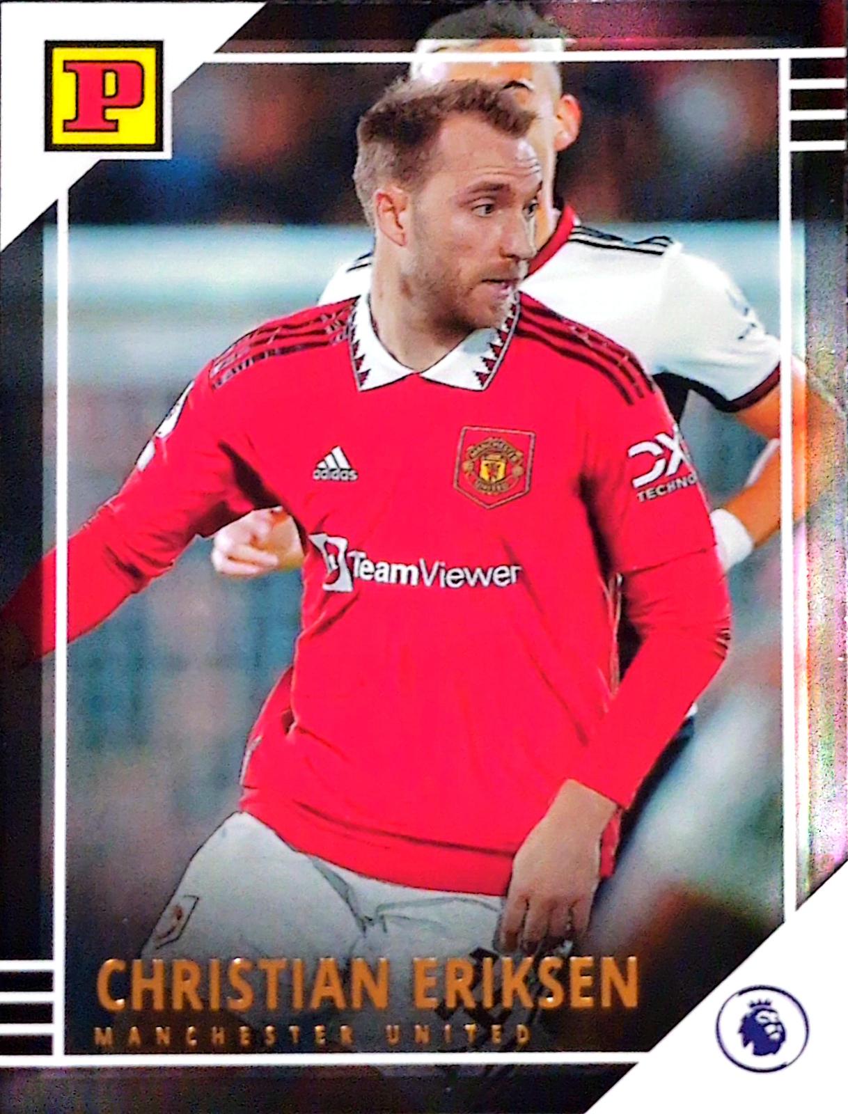 Christian Eriksen #42 2022 Panini Chronicles Premier League