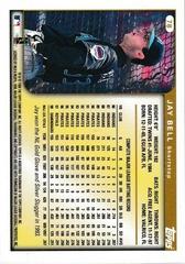 Back Of Card | Jay Bell Baseball Cards 1999 Topps