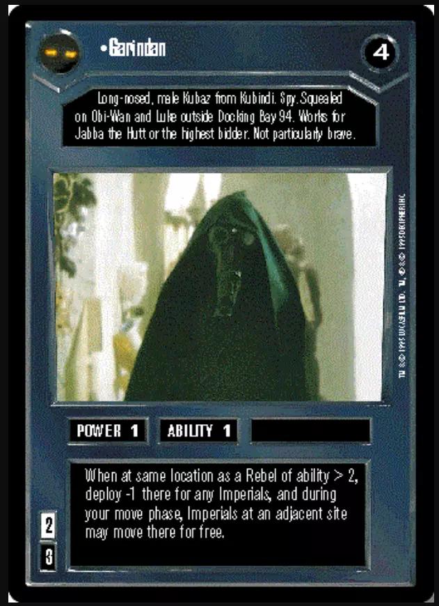 Garindan Star Wars CCG Premiere