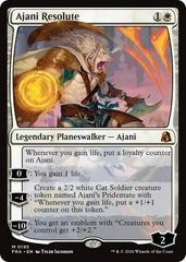 Ajani Resolute [Foil] #195