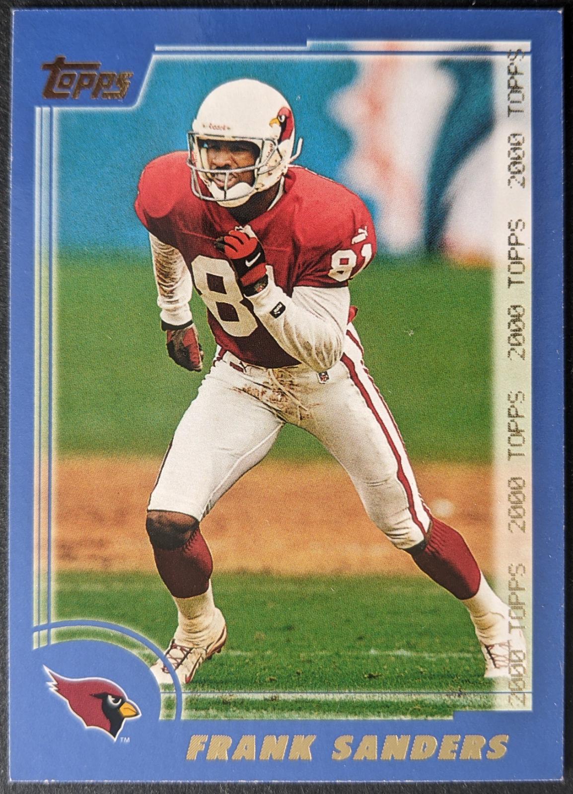 Frank Sanders #12 Football Cards 2000 Topps