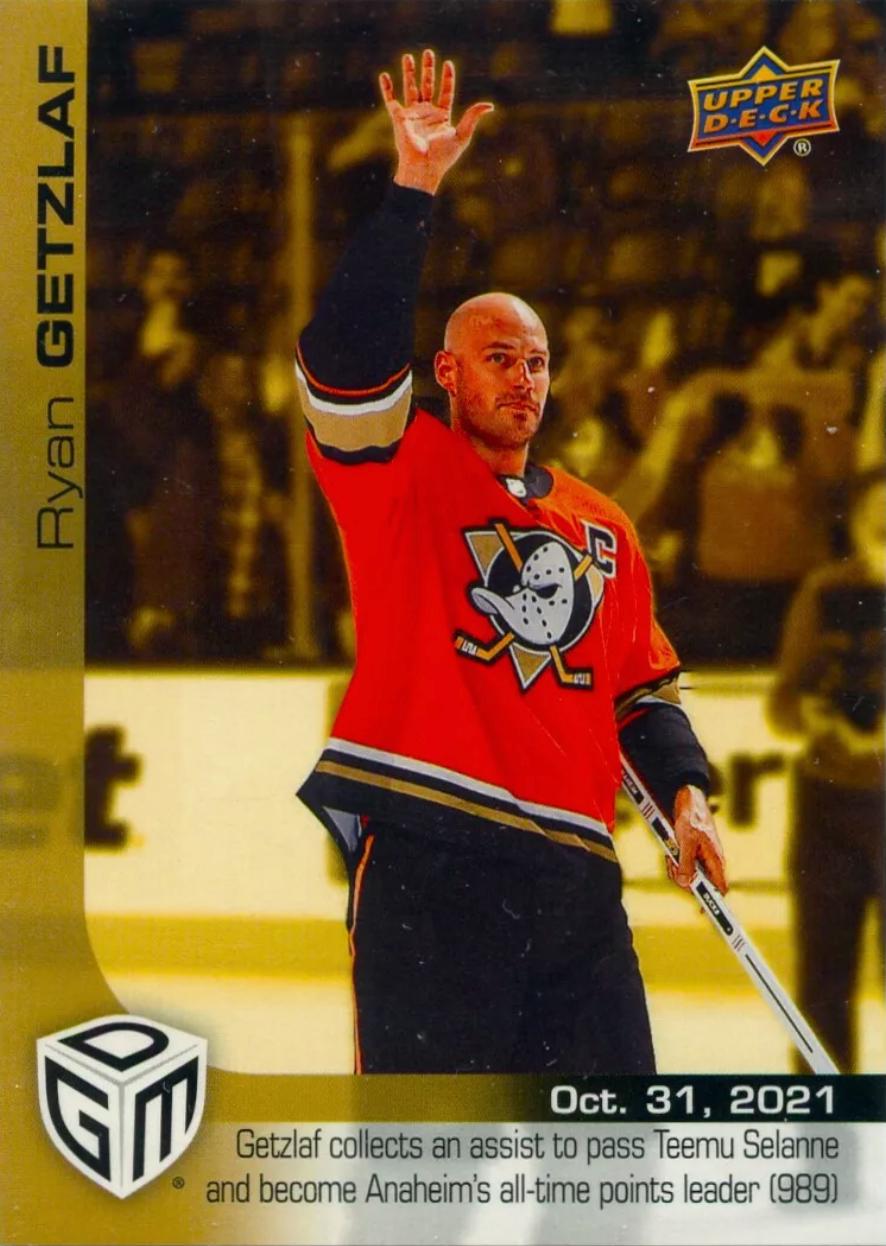 Ryan Getzlaf #11 2021 Upper Deck Game Dated Moments Hockey
