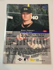 REAR | Rick Forney Baseball Cards 1994 Classic