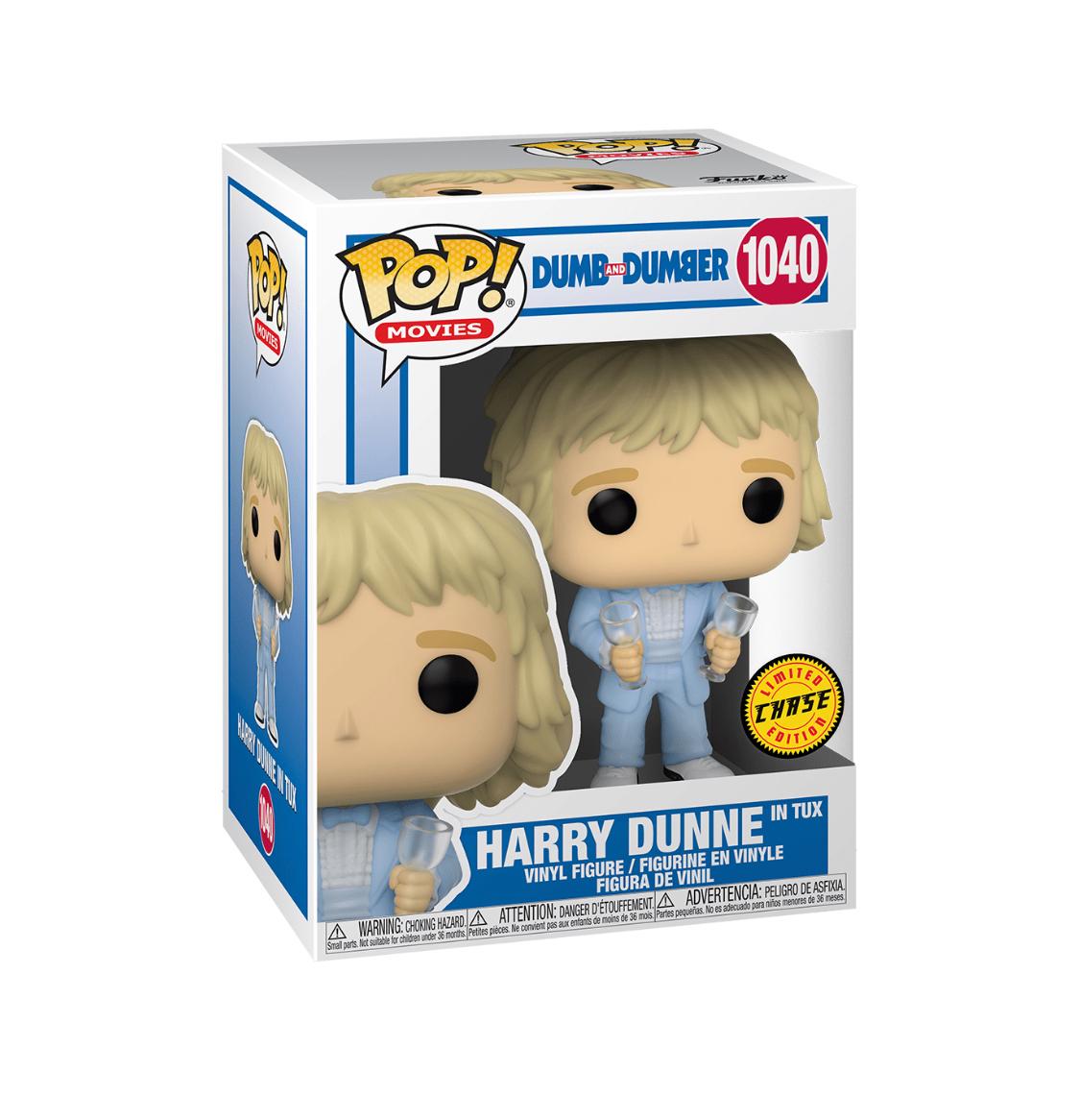 Harry Dunne In Tux #1040 Dumb and Dumber Funko Pop Chase box and figure