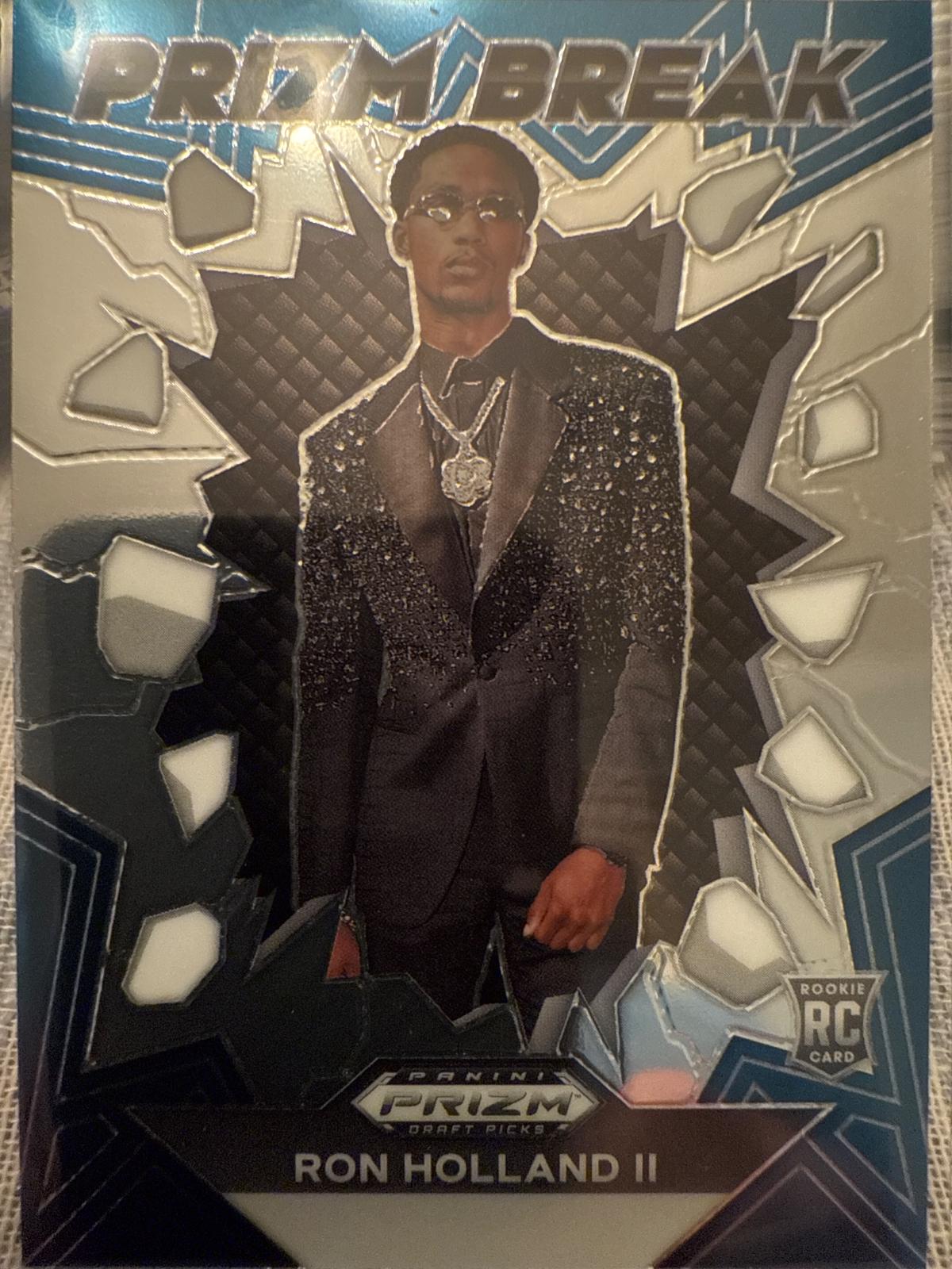 Ron Holland II #4 Basketball Cards 2024 Prizm Draft Picks Break