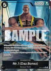 Mr.1 Daz.Bonez [Alternate Art] OP14-090 One Piece Azure Sea's Seven Prices
