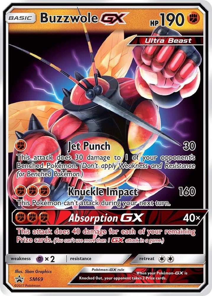 Buzzwole GX #SM69 Pokemon Promo