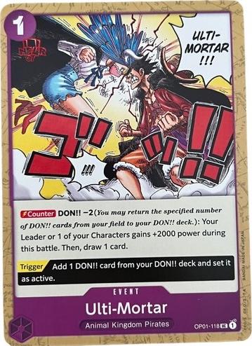 Ulti-Mortar OP01-118 One Piece Romance Dawn