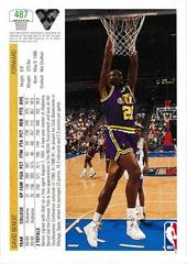 Back Of Card | David Benoit Basketball Cards 1991 Upper Deck