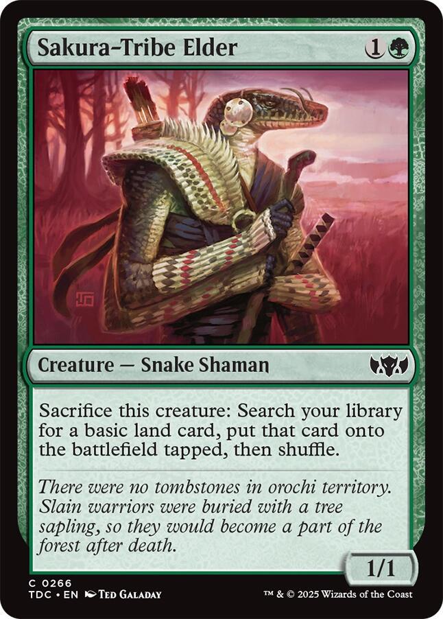 Sakura-Tribe Elder #266 Magic Tarkir: Dragonstorm Commander