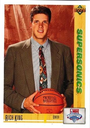Rich King #8 Basketball Cards 1991 Upper Deck