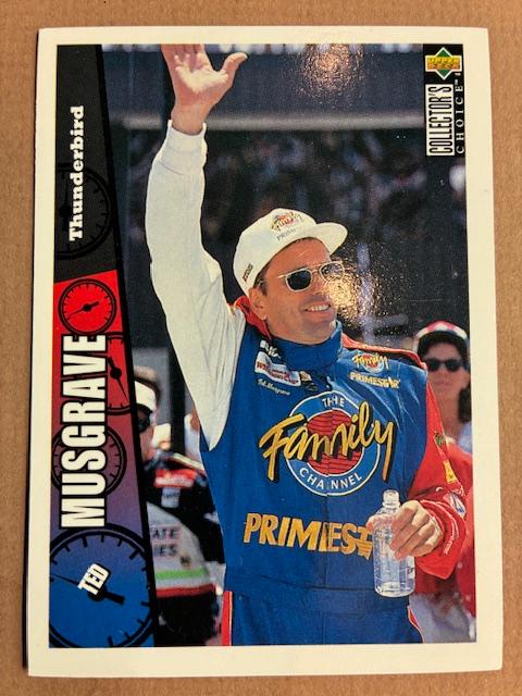 Ted Musgrave #16 Racing Cards 1997 Collector's Choice NASCAR