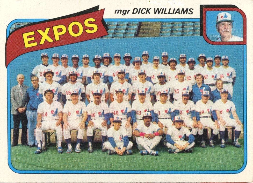 Montreal Expos #479 Baseball Cards 1980 Topps