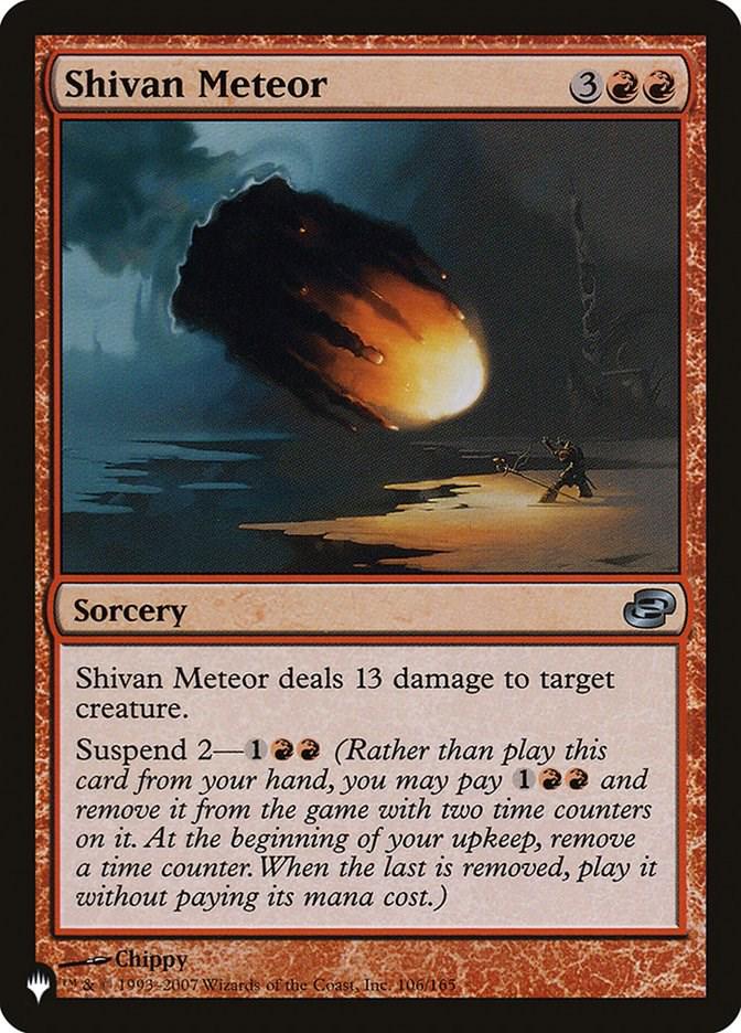 Shivan Meteor #106 Magic The List Reprints