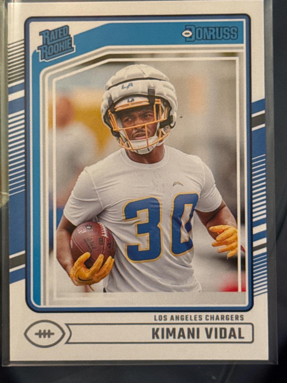 Kimani Vidal #355 Football Cards 2024 Panini Donruss