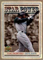 Carl Crawford #SP-CC Baseball Cards 2007 Upper Deck Star Power Prices