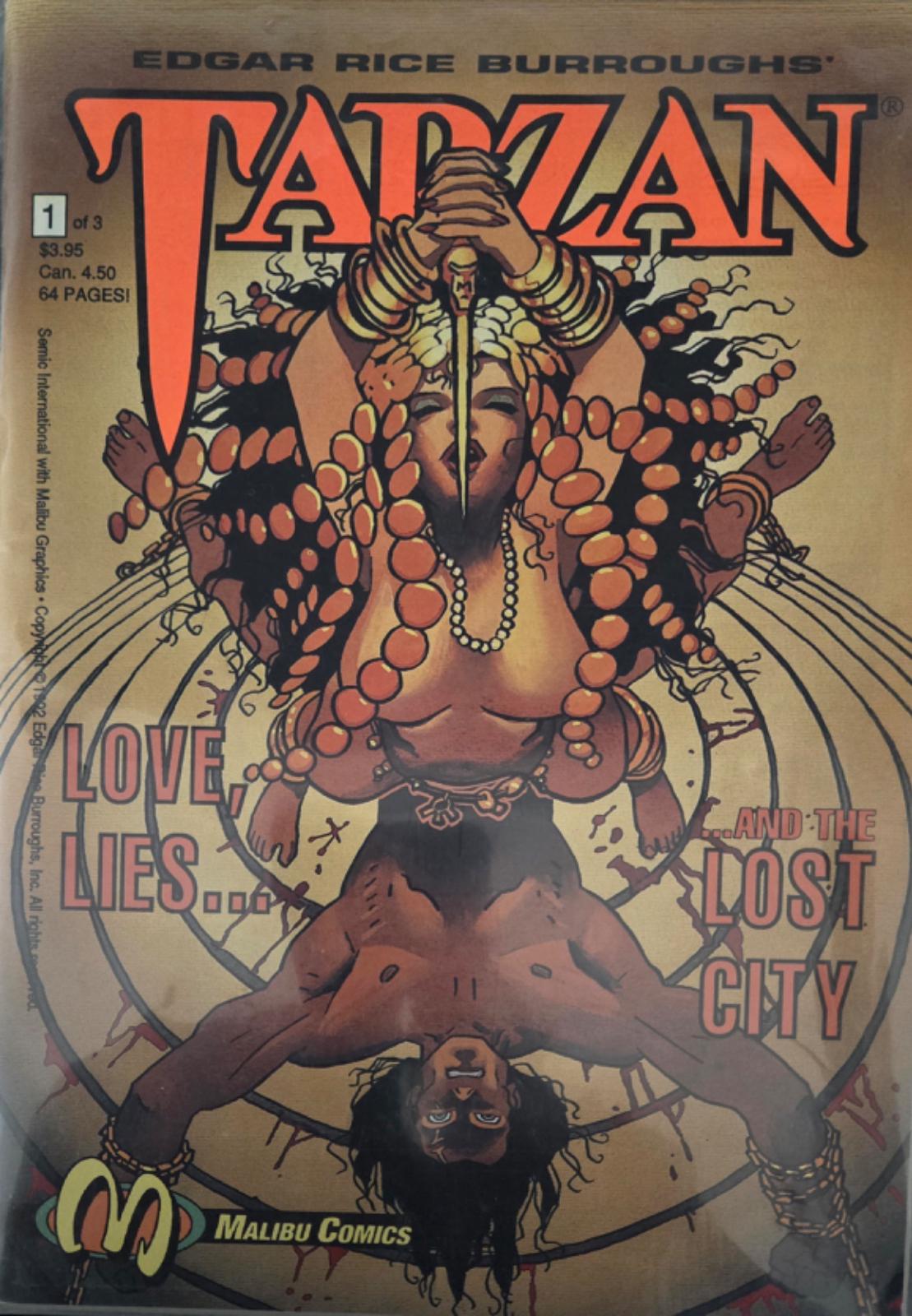 Tarzan Love, Lies, And The Lost City #1 (1992) Comic Books Tarzan: Love, Lies, and The Lost City