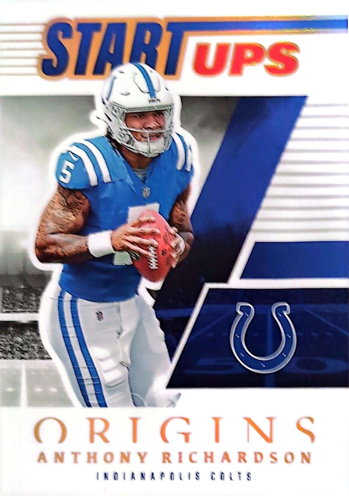 Anthony Richardson #SU-1 Football Cards 2023 Panini Origins Start Ups