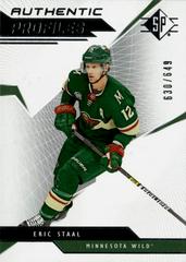 Eric Staal #AP-ES Hockey Cards 2018 SP Authentic Profiles Prices