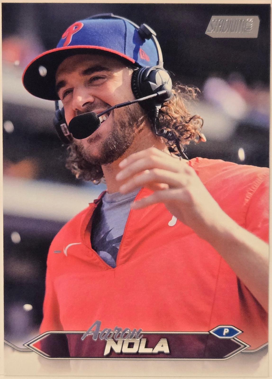 Aaron Nola #295 Baseball Cards 2024 Topps Stadium Club