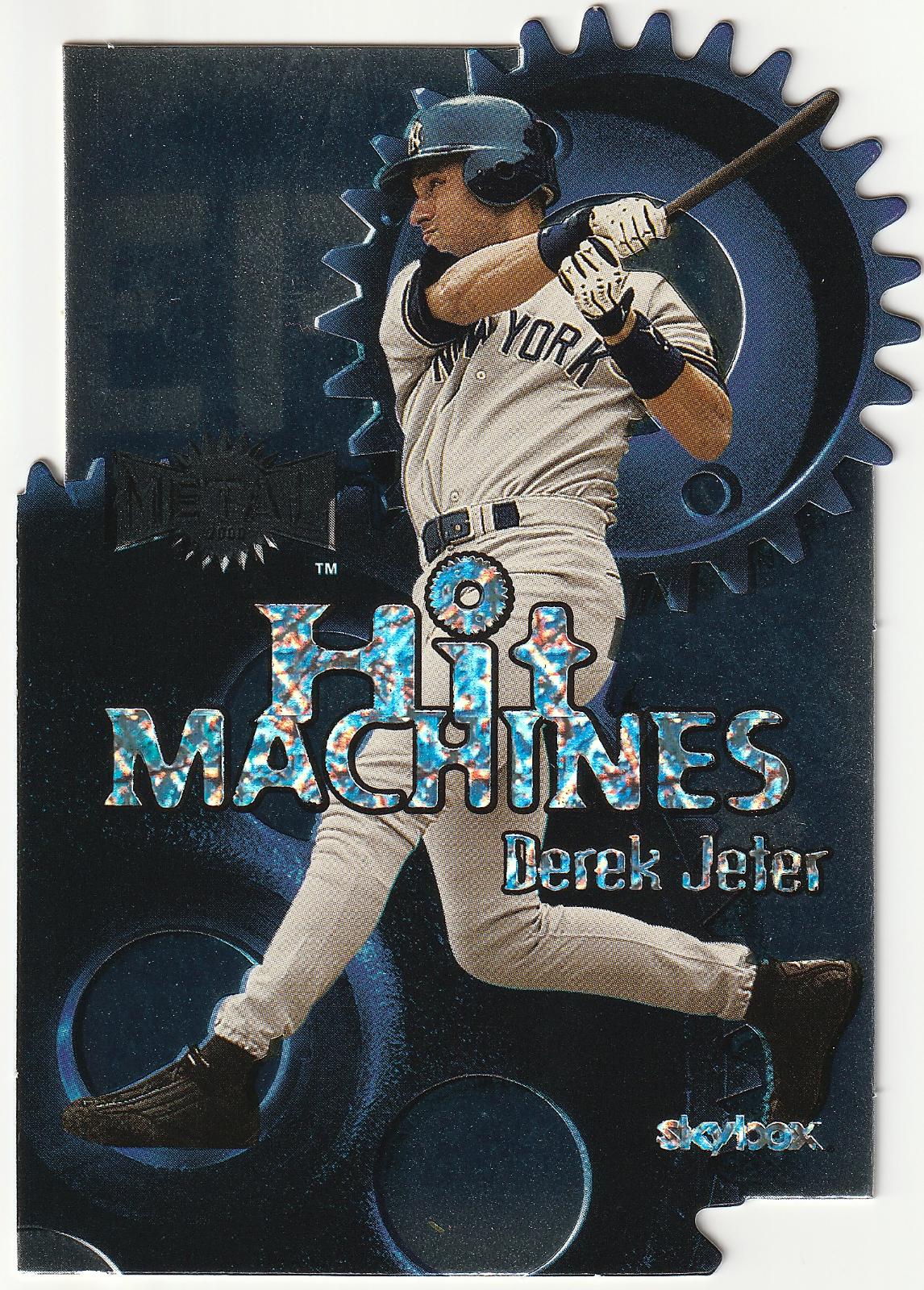 Derek Jeter #7 Baseball Cards 2000 Metal Hit Machines