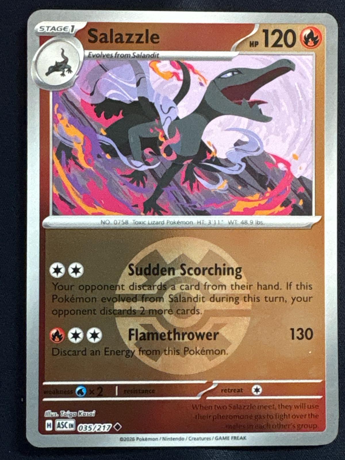 pokemon salazzle card Salazzle 31/214 main image 0