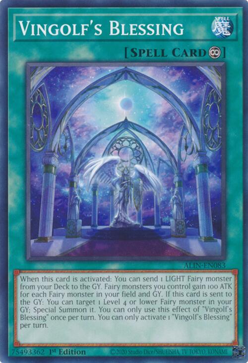 Vingolf's Blessing ALIN-EN083 YuGiOh Alliance Insight