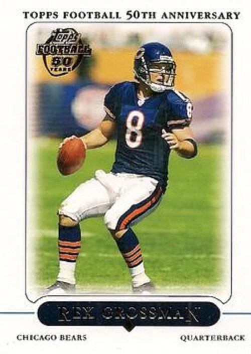 Rex Grossman #6 Football Cards 2005 Topps