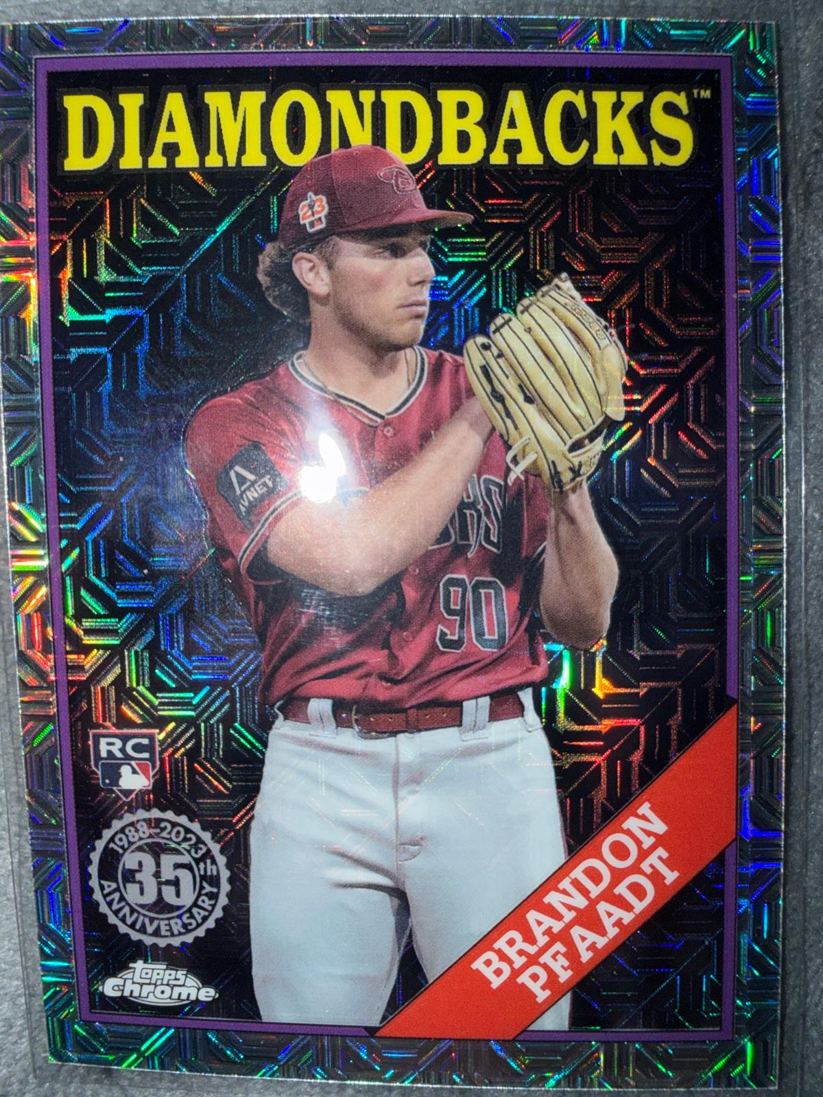 Brandon Pfaadt #T88CU-14 2023 Topps Update 1988 Chrome 35th Anniversary Baseball