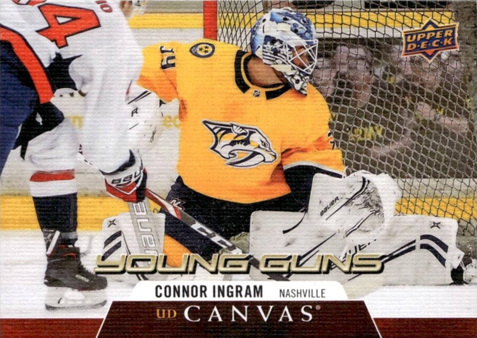 Connor Ingram #C226 2020-21 Upper Deck Hockey UD Canvas